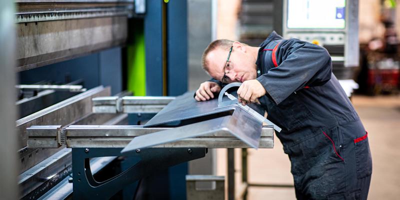 Foto tijdens het werk